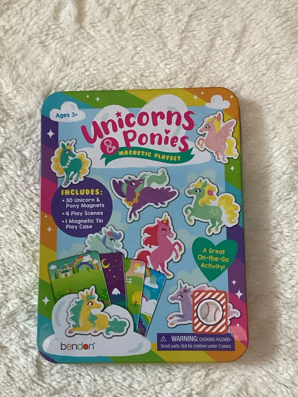 Free with $20 Purchase 🦄 Unicorn & Ponies Magnetic Playset